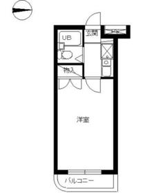 スカイコート多摩川第２の間取り
