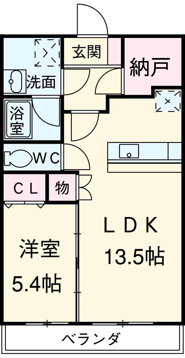アヴニール相模原の間取り
