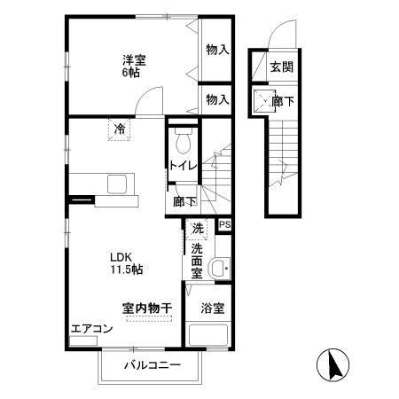 アークヒルズ Aの間取り
