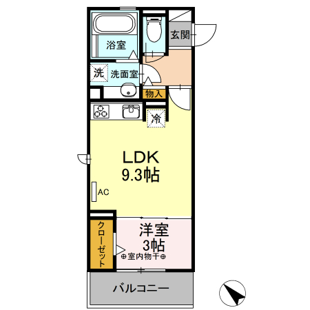 マルシェⅡの間取り