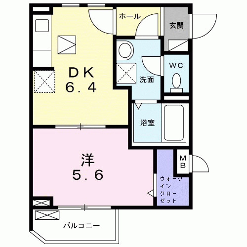 フォーチュンパークⅢの間取り