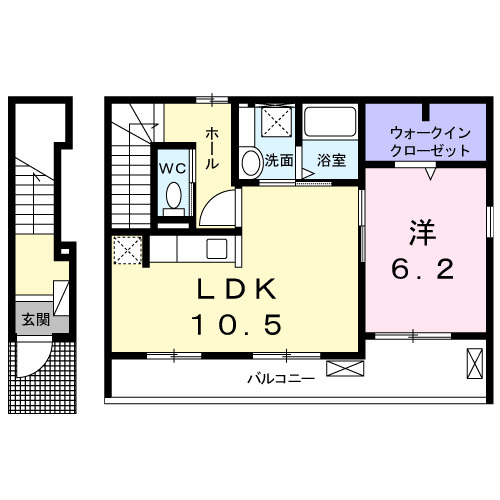 ローズKの間取り
