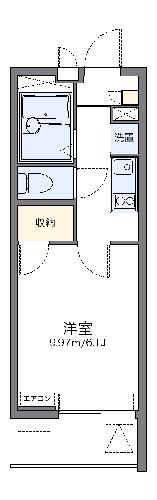 レオネクストエディークレストの間取り