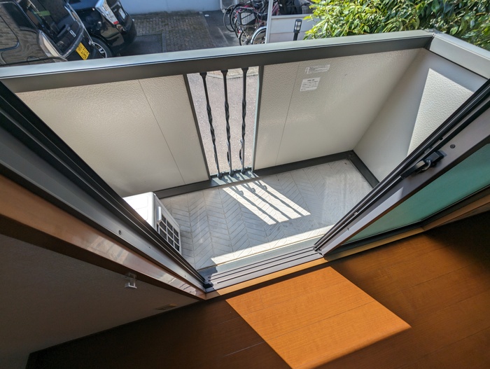 9/23 バルコニー