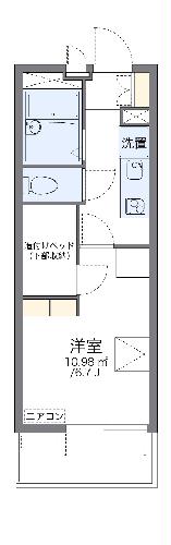 レオパレス栄町の間取り