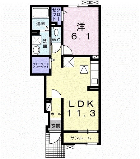 フィーカ・フォレストの間取り