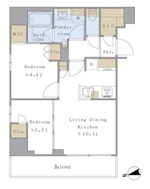 Brillia ist 赤羽の間取り