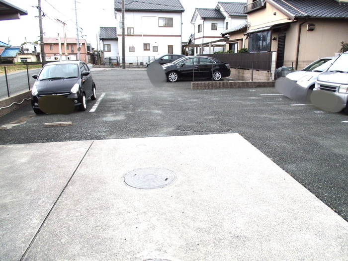 4/14 駐車場