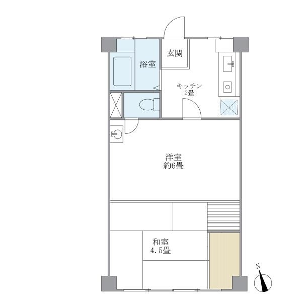 浅川コーポの間取り