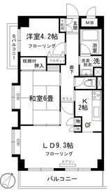 レスタージュ港南台の間取り