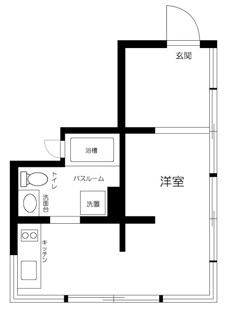 Mon-naka Apartment Terraceの間取り