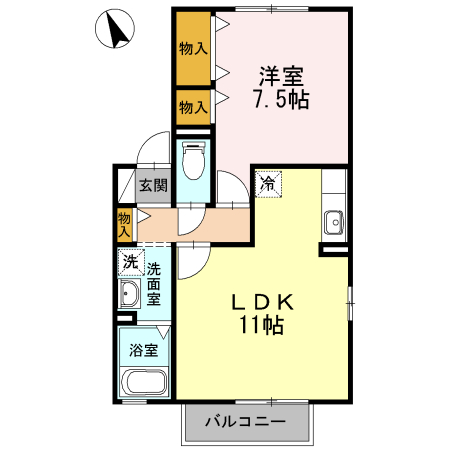 ベルドミール B棟の間取り