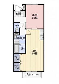 SurplusⅡ PARK SIDE BLUEの間取り