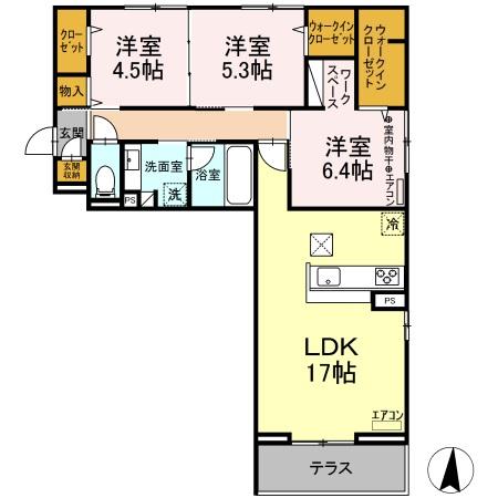 コンフォルトの間取り