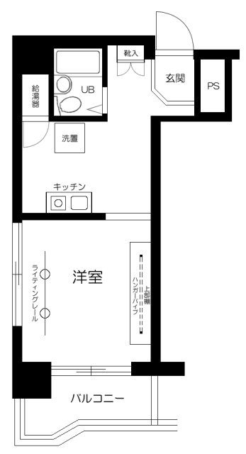 セザール第二伊勢佐木町の間取り