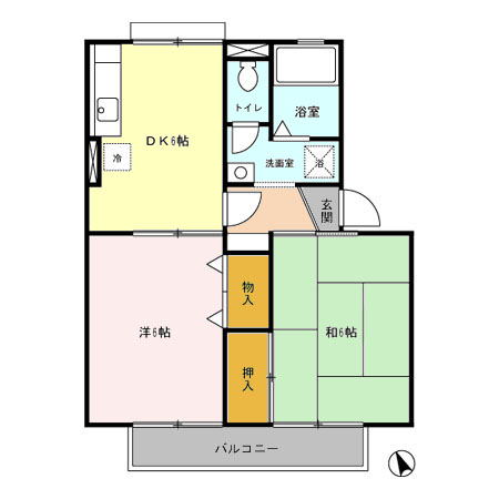 セジュール東初石 IIIの間取り