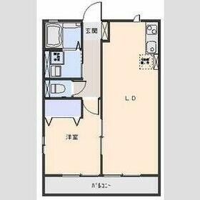 ホワイトコート花の木Aの間取り