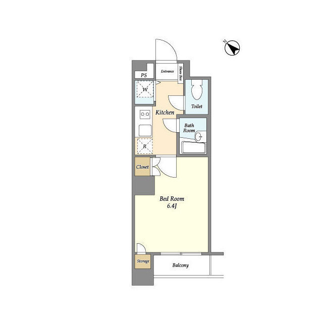 BPRレジデンス水天宮前の間取り