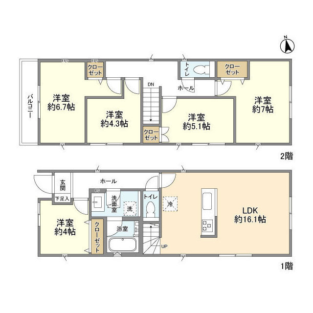 Kolet矢川の間取り