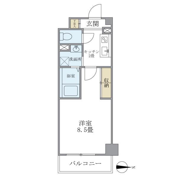ドミール平和台の間取り