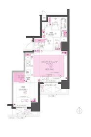 ZOOM東神田の間取り