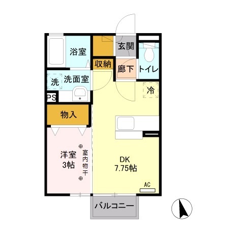 フラッツ・フジの間取り