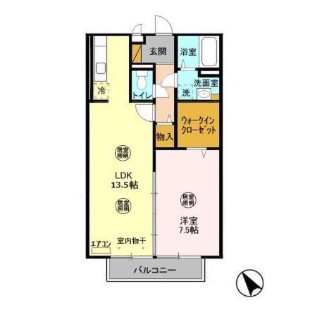 グリーンコート貝塚3号館の間取り