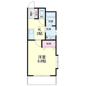 フォーレ三和Ⅱの間取り