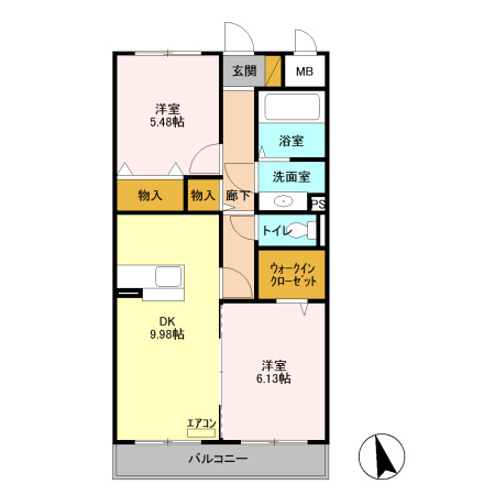 ジュールフェリエの間取り