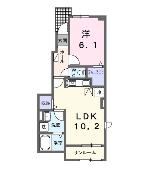 K.Z will Gの間取り