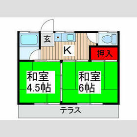 裕和荘の間取り