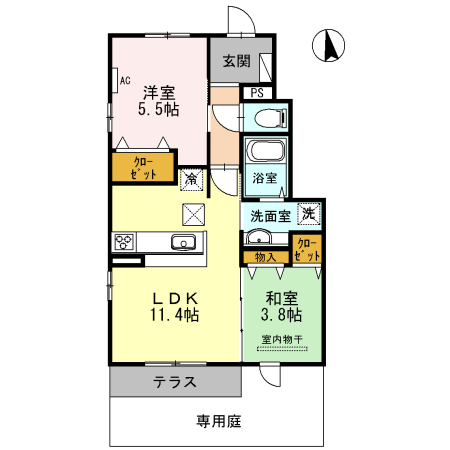 リバーサイド響の間取り
