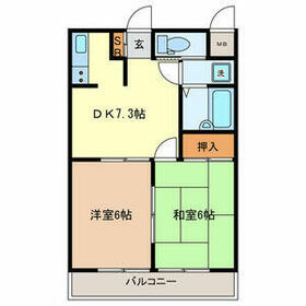 戸田岡昭マンションの間取り