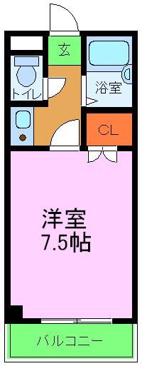 ハイツキシダの間取り