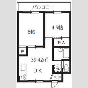 パークサイド南大井の間取り