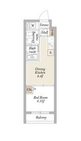 KDXレジデンス池袋要町の間取り