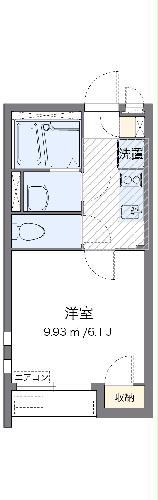 クレイノひまわりＣ・101号室の間取り