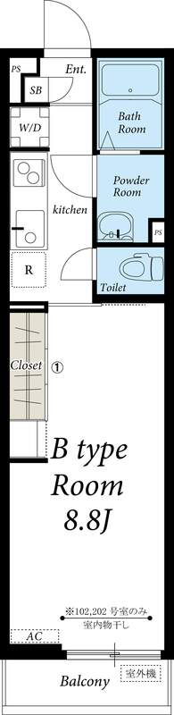 リブリ・四つ木の間取り