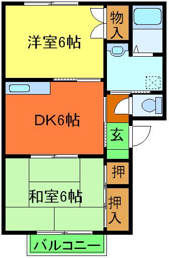 ラフォーレJ・N・Iの間取り