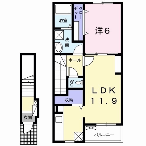 コトン ヴァリの間取り