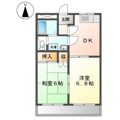 アイリスガーデン羽田の間取り