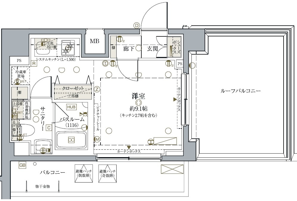 クレヴィスタ板橋ときわ台の間取り