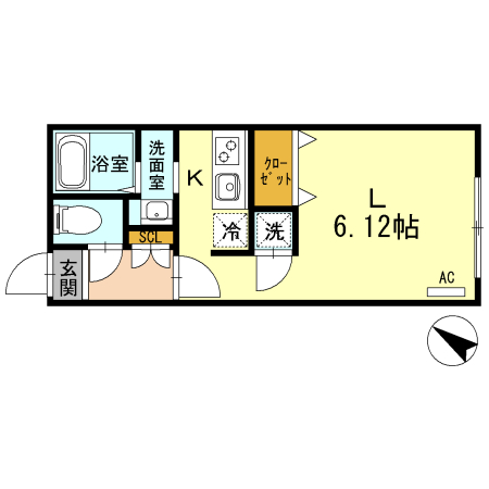 MODULOR白山Ⅱの間取り