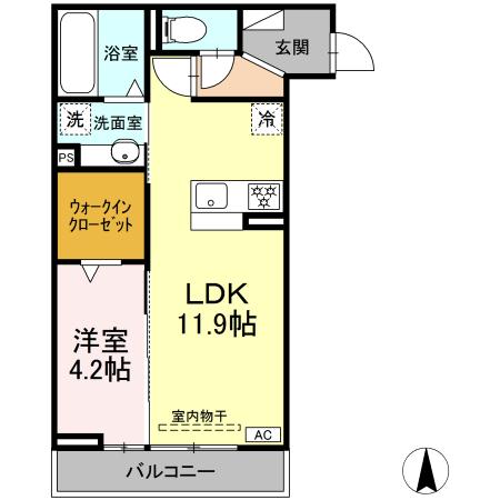 D-ROOM南高橋町WESTの間取り