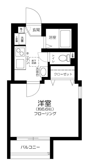 ＬＩＢＥＲＡ練馬中村橋・101号室の間取り