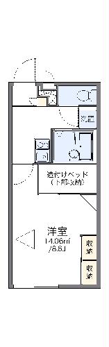 レオパレスセレーノの間取り