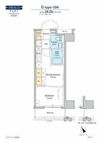プラウドフラット清澄通りの間取り
