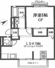 コリーヌ北ノ上C棟の間取り