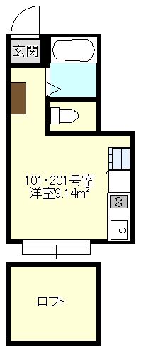 Ａｘｉａ　Ｃｏｕｒｔ　Ｋｉｓｈｉｙａの間取り