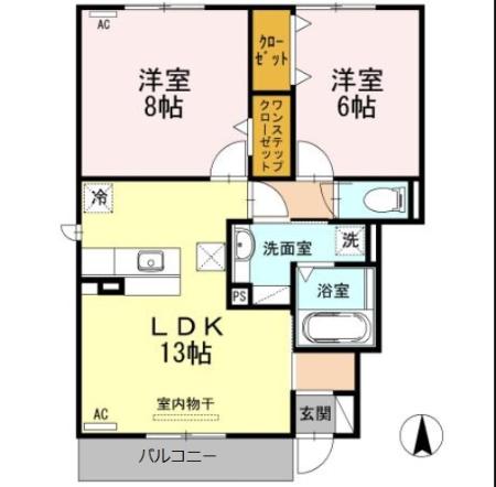 ラシュレの間取り